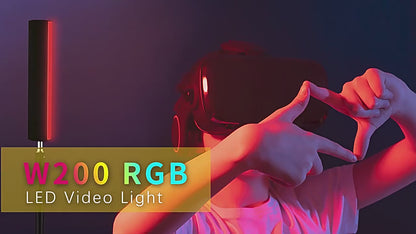 W200RGB Full-Color LED Fill Light - Versatile Professional Lighting for Creativity