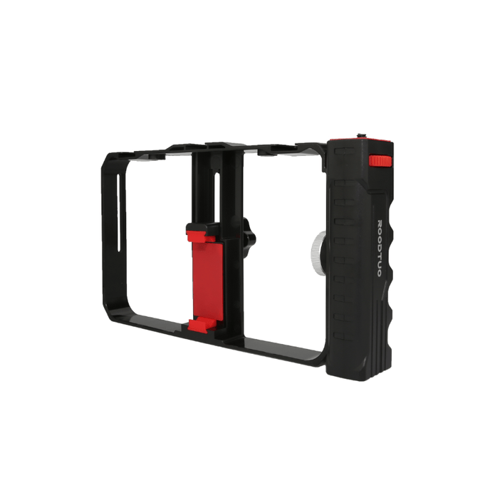 PVR - Handle Professional Mobile Phone Photography Cage Handheld Camera Bracket - Portable and Practical, Stable Shooting Magic Tool - ROODTUO
