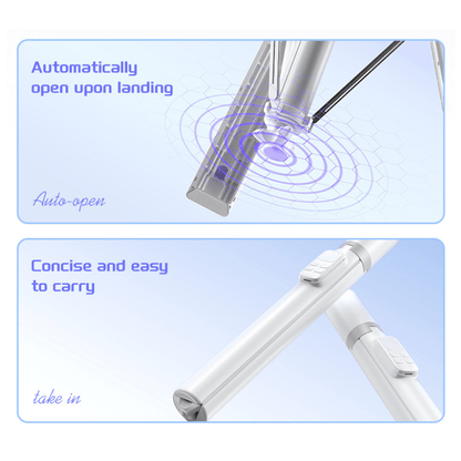 SDT POP MAX – Instantly Open and Close Selfie Stick Tripod with Magnetic Remote - ROODTUO