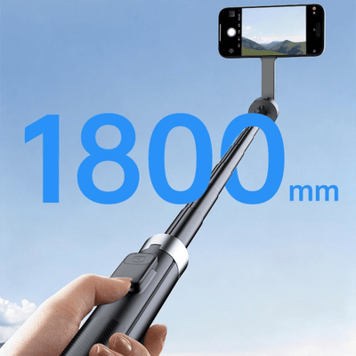 SDT POP MGS Magnetic Selfie Stick Tripod 1.8m with Bluetooth Remote - ROODTUO
