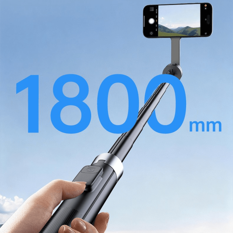 SDT POP MGS Magnetic Selfie Stick Tripod 1.8m with Bluetooth Remote - ROODTUO