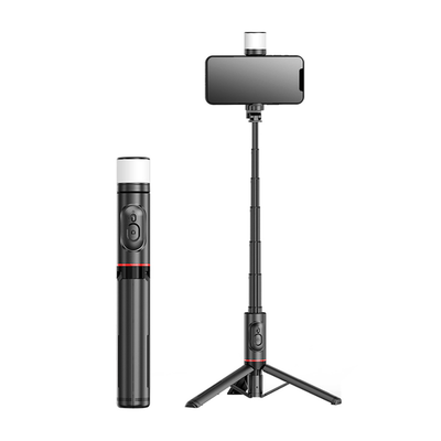 SDT - Pro Portable Selfie Stick with 360° Rotating Fill Light - Capture Perfect Moments Anywhere - ROODTUO