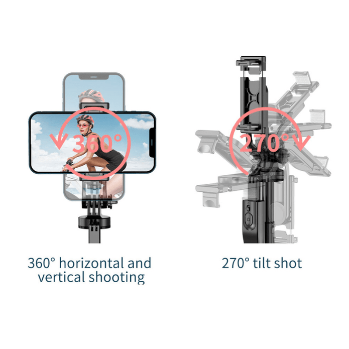 SF - Pro Professional Landing Selfie Stick with Balanced Handle - ROODTUO