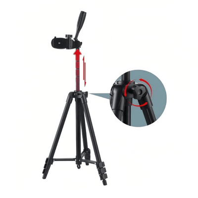 T140 Foldable and Lightweight Mobile Phone Tripod for Versatile Photography - ROODTUO