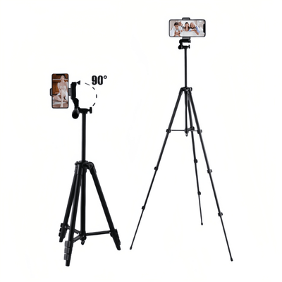 T140 Foldable and Lightweight Mobile Phone Tripod for Versatile Photography - ROODTUO