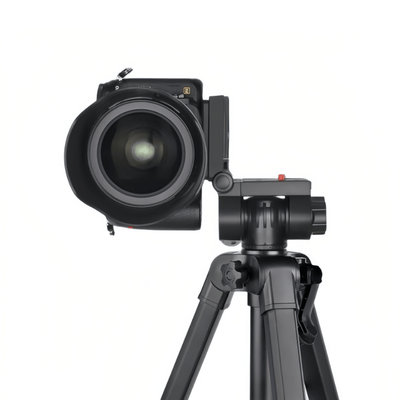 T150D Premium and Adjustable Phone Camera Tripod for Professional Photography - ROODTUO