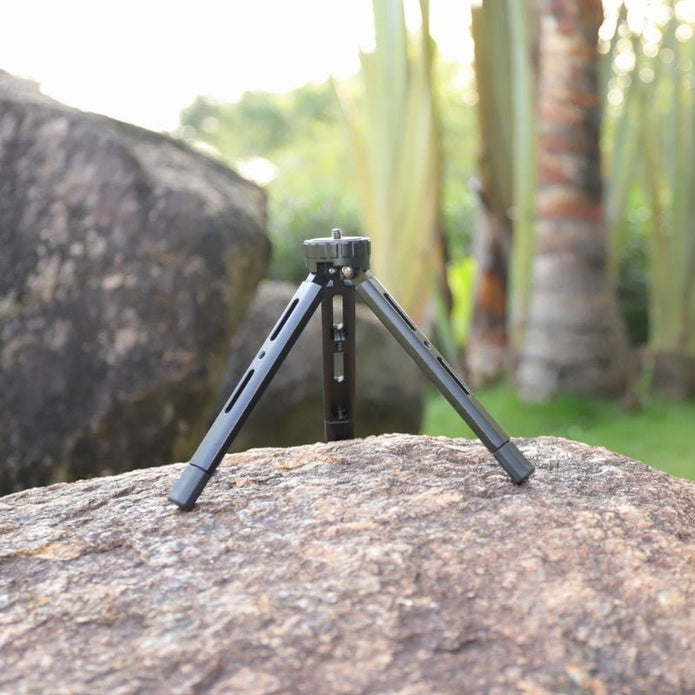 T15F Adjustable Desktop Tripod, 4 Levels, 1/4" Screw Mount - ROODTUO