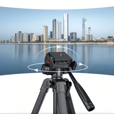 T175D Premium and Adjustable Phone Tripod for Professional Photography - ROODTUO