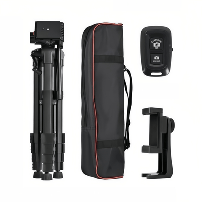 T175D Premium and Adjustable Phone Tripod for Professional Photography - ROODTUO