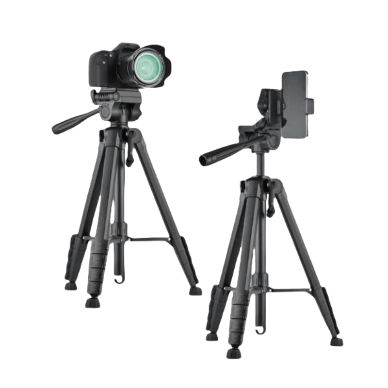 T175D Premium and Adjustable Phone Tripod for Professional Photography - ROODTUO