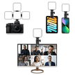 T64RGB Portable Full - color Fill Light Adjustable Brightness and Color Temperature - 3 Modes - ROODTUO