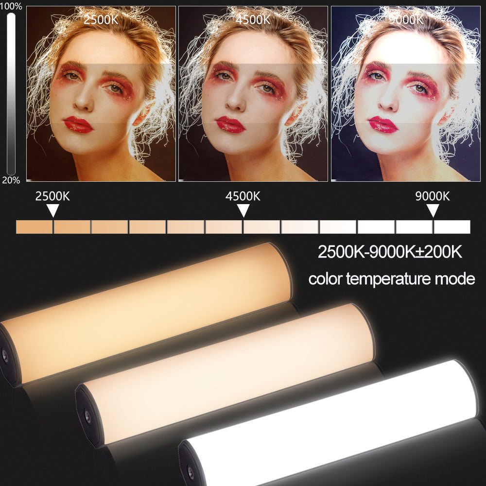 W200RGB Full - Color LED Fill Light - Versatile Professional Lighting for Creativity - ROODTUO