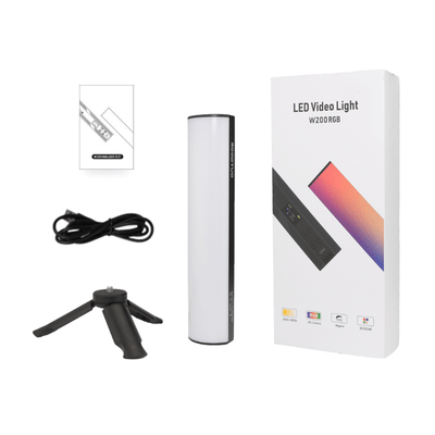 W200RGB Full - Color LED Fill Light - Versatile Professional Lighting for Creativity - ROODTUO