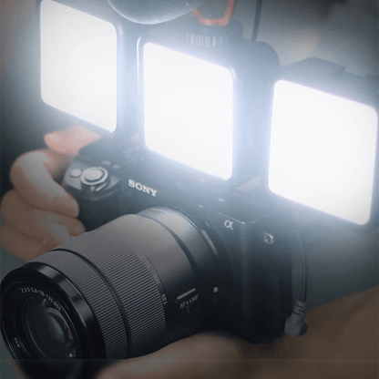WL62 Mini Portable Pocket Light - Mobile Phone Fill Light with 3 Color Temperatures & Adjustable 3000k - 6000k - ROODTUO