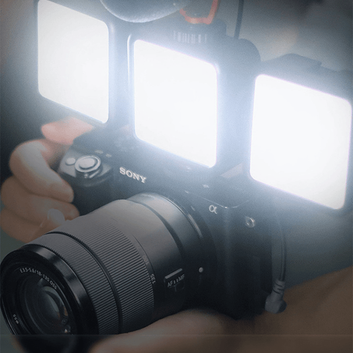 WL62 Mini Portable Pocket Light - Mobile Phone Fill Light with 3 Color Temperatures & Adjustable 3000k - 6000k - ROODTUO