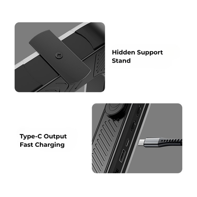 ZGRL - 02 Stepless Adjustment LED Square Ring Light with Foldable Stand and Bluetooth Remote - ROODTUO